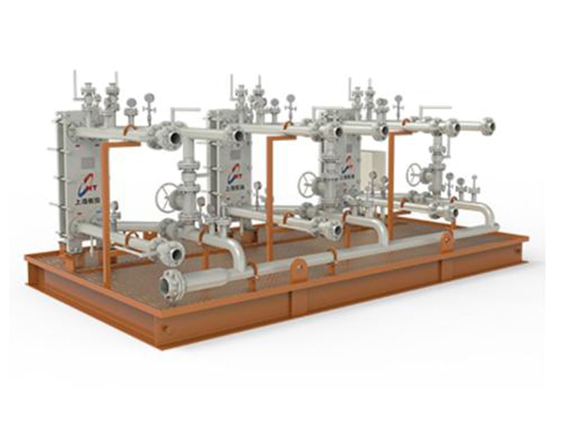 Softened water heat exchanger